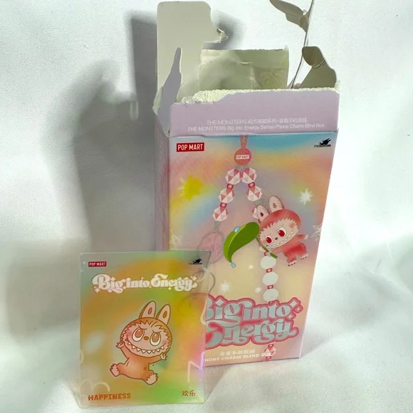 THE MONSTERS CONFIRMED HAPPINESS Big into Energy Series Phone Charm Box - Picture 2 of 9